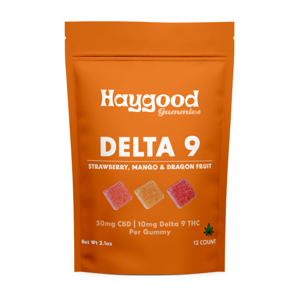 Delta 9 Gummies Variety Pack (12 ct) 50mg CBD and 10mg D9 per Gummy (5:1 ratio)