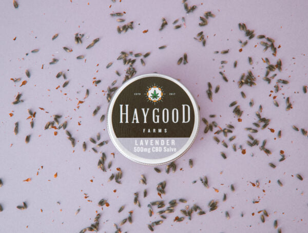 Haygood Farms Lavender CBD Salve 500mg.