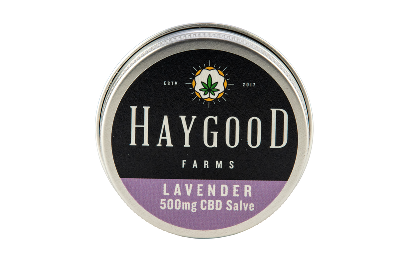 Haygood Farms Lavender CBD Salve 500mg.