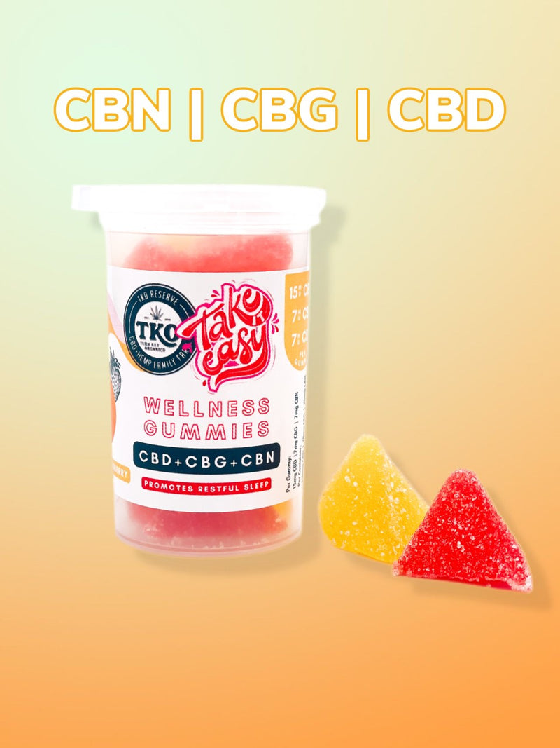 TKO Reserve Sleep Gummies CBD / CBG / CBN