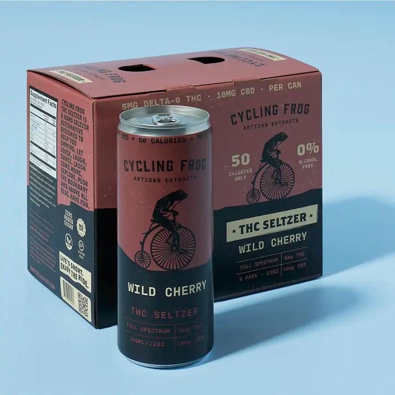 Cycling Frog Wild Chery THC Seltzer